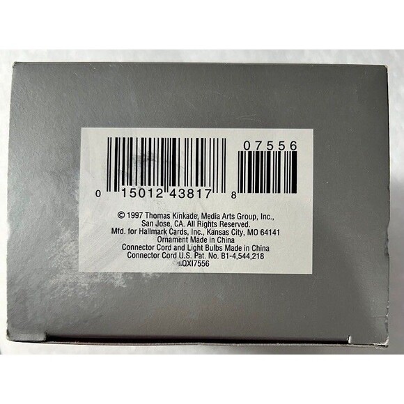 HALLMARK KEEPSAKE ORNAMENT St. Nicholas Circle Thomas Kinkade Magic NIB 1998 - Picture 5 of 6
